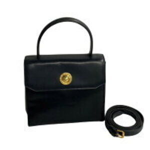 Celine Star Ball logo leather handbag shoulder bag black red